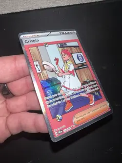 Crispin 171/131 SV: Prismatic Evolutions Special Illustration Rare Pokemon NM+ - Image 3