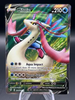 Milotic V 179/192 Ultra Rare Rebel Clash Pokemon TCG - Image 1