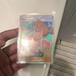 Pokemon Misty's Favor Full Art Ultra Rare Holo Sm-Unified Minds 235/236 - Image 3