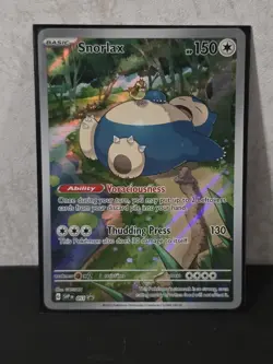 Snorlax SVP 051 Pokemon TCG Scarlet & Violet Black Star Promos Full Art 151 Holo - Image 1