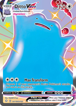 Pokemon tcg Shining Fates: Shiny Vault Ditto VMAX Near Mint, see photos - Image 2