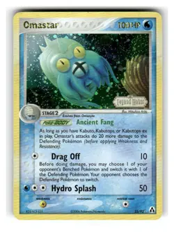 Omastar 23/92 Rare Legend Maker Pokemon Moderately Played - Image 1