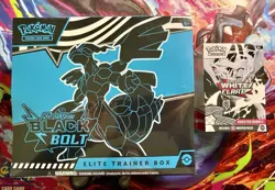 Lot Of 2 Sealed Pokemon Black Bolt Etb And White Flare Booster Bundle - Image 1