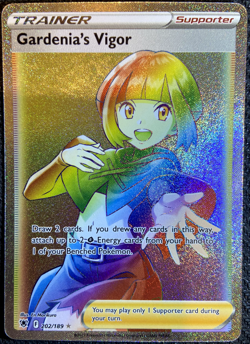 Gardenia's Vigor 202/189 Astral Radiance Pokemon English Rainbow Rare 2022 - Image 1
