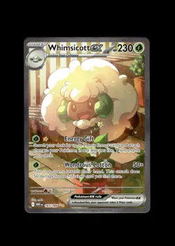 Whimsicott EX 165/086 SIR | White Flare | Pokemon TCG NM/M Pack Fresh - Image 1