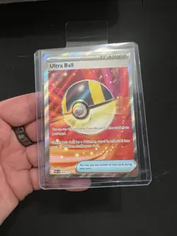 Pokemon Ultra Ball Ultra Rare Full Art Holo ASCEn Trainer Item 264/217 2026 NM+ - Image 1