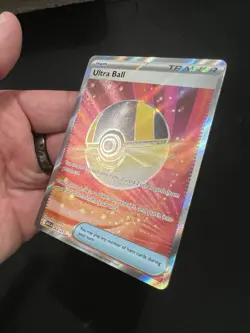Pokemon Ultra Ball Ultra Rare Full Art Holo ASCEn Trainer Item 264/217 2026 NM+ - Image 4
