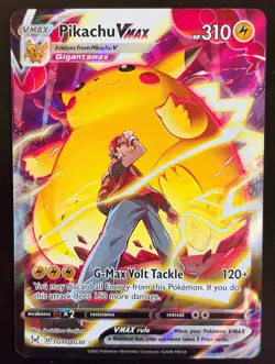 Pokemon TCG Pikachu V TG17/TG30 Lost Origin Trainer Gallery Ultra Rare Holo - Image 1