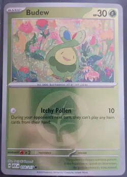 Budew 16/217 Energy Reverse Holo Ascended Heroes Pokemon Tcg NM - Image 1