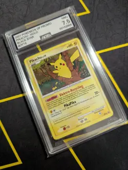 Pikachu Dp 16 Diamond And Pearl 2007 Pokemon Promo Holo AGS 7.5 - Image 2