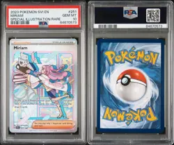PSA 10 GEM MINT Pokemon TCG Miriam Scarlet & Violet Base Set 251/198 - Image 1
