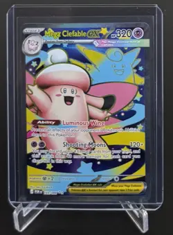 Pokemon TCG Perfect Order Double Rare Full Art Holo Mega Clefable Ex 103/88 NM - Image 1
