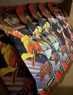 Pokemon Scarlet & Violet Destined Rivals Sleeved Booster Pack Lot of 6 - Image 2