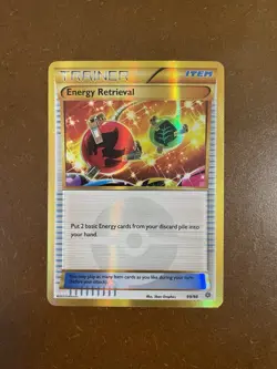 Pokemon Energy Retrieval 99/98 Secret Rare Full Art Holo XY English - Image 1