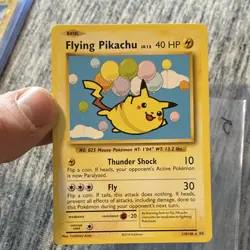 The Pokemon Company Flying Pikachu Evolutions 110/108 40 HP Secret Rare Regular - Image 1