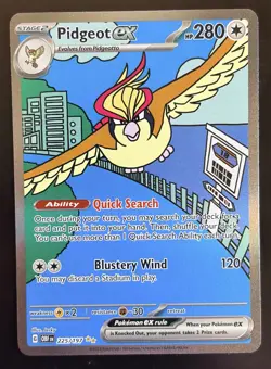 Pidgeot ex 225/197 Pokemon Obsidian Flames Special Illustration Rare - Image 1