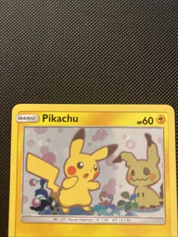 Pikachu SM162 Sm Holo Black Star Promo card, Lightly Played - Image 2