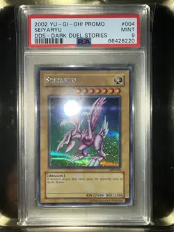 2002 Yu-Gi-Oh! Promo Seiyaryu DDS-Dark Duel Stories #004 PSA 9 - Image 1