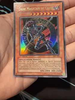 Dark Magician of Chaos IOC-065 Invasion of Chaos 1st Edition VLP - Image 2