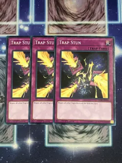 Yugioh Trap Stun SDPL-EN035 1st Edition Common NM x3 - Image 1
