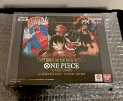 One Piece TCG English Booster Box OP-09 Emperors in the New World SEALED - Image 1