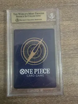 2025 Bandai ONE PIECE EB02-061 MONKEY D. LUFFY MANGA FOIL SEC RARE BGS 10 - Image 2