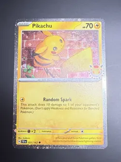 Pokemon Day Pikachu Temporal Forces Cosmos Holo Promo - Image 3