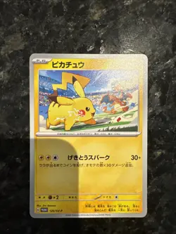 Pokemon TCG Pikachu 120/SV-P Japanese Gym Promo Yokohama N MINT - Image 1