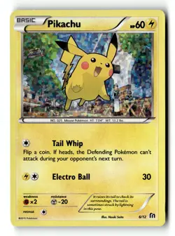 Pokemon Card Pikachu - 6/12 Holo LP McDonald's Promos 2016 006/012 - Image 1