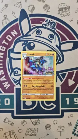Lucario SWSH186 Sword Shield Black Star Promo Pokemon Card - Near Mint - Image 1