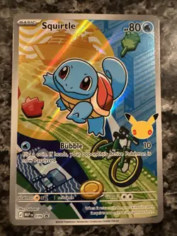 Pokemon First Partner Squirtle 39 Black Star Promo Card Pack Fresh Near Mint - Image 2