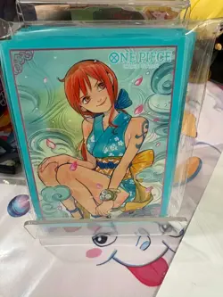 One Piece Nami Card Sleeves - Peach Momoko Treasure Chest vol.1 Asia Sealed - Image 1