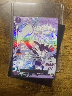 Gum-Gum Giant OP09-078 Luffy One Piece English Manga Card The Best vol.2 PRB-02 - Image 1