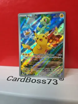 Pikachu 027 Sv: Scarlet & Violet Promo Cards Holo (1/4) - Image 4