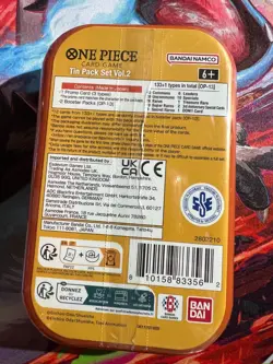 One Piece Card Game Mini-Tin Pack Set Vol.2 SEALED OP-13 - Image 2