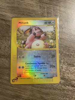 2003 POKEMON AQUAPOLIS MILTANK REVERSE HOLO CARD 94/147 BASIC 60 HP - Image 1