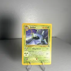 Pokemon base set Golbat 34/62 Regular Common Stage 60HP Card English - Image 1