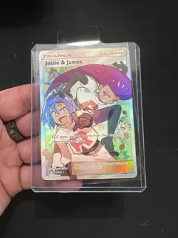 Pokemon TCG Jesse And James Full Art Trainer Card 68/68 Hidden Fates Mint/ NM+ - Image 1