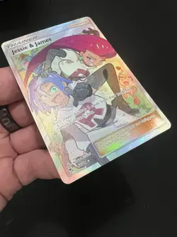 Pokemon TCG Jesse And James Full Art Trainer Card 68/68 Hidden Fates Mint/ NM+ - Image 3