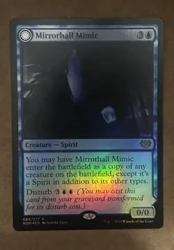 Foil* Mirrorhall Mimic - Innistrad: Crimson Vow - NM MTG - Image 1