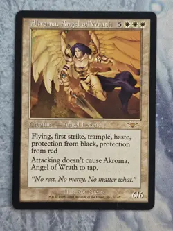 Akroma, Angel of Wrath - Legions - Magic the Gathering - MTG - Light Play - Image 1