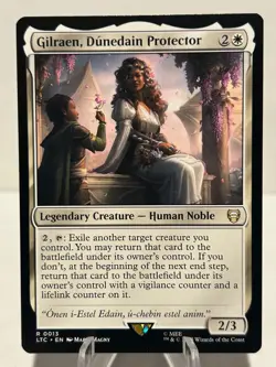 Gilraen, Dunedain Protector 13 R Commander: The Lord of the Rings NM MTG - Image 1