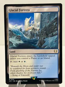Glacial Fortress 315 R Commander: The Lord of the Rings NM MTG - Image 1