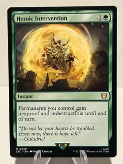 Heroic Intervention 249 R Commander: The Lord of the Rings NM MTG - Image 1