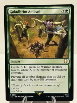 Galadhrim Ambush 38 R Commander: The Lord of the Rings NM MTG - Image 1