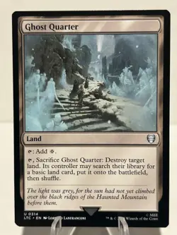 Ghost Quarter 314 U Commander: The Lord of the Rings NM MTG - Image 1