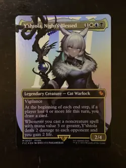 MTG Final Fantasy English Y'shtola, Night's Blessed Borderless 0207 Foil - Image 1