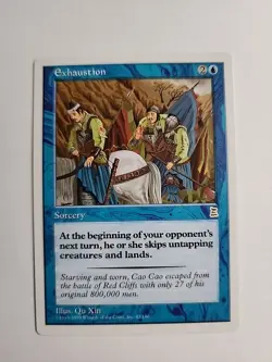 Exhaustion (From Portal Three Kingdoms) x1 MTG ENGLISH Rare -- Check My Store! - Image 1