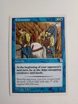 Exhaustion (From Portal Three Kingdoms) x1 MTG ENGLISH Rare -- Check My Store! - Image 3