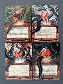 x4 Mana Vault MTG Hand Painted Altered Borderless Extended Season Full Art Tentz - Image 1